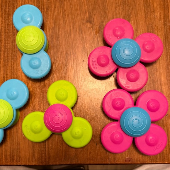 Fat Brain Toys Other - Colorful Spinning Fidget Toys for Kids Fat brain toys whirly squigs GUC pop it